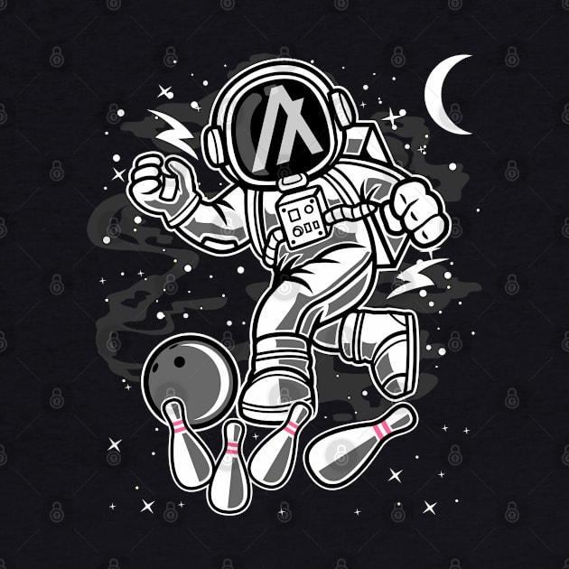 Astronaut Bowling Algorand ALGO Coin To The Moon Crypto Token Cryptocurrency Blockchain Wallet Birthday Gift For Men Women Kids by Thingking About